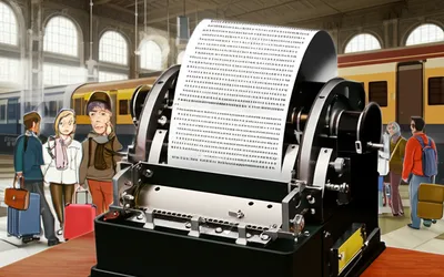 Illustration telegraph - Image 1