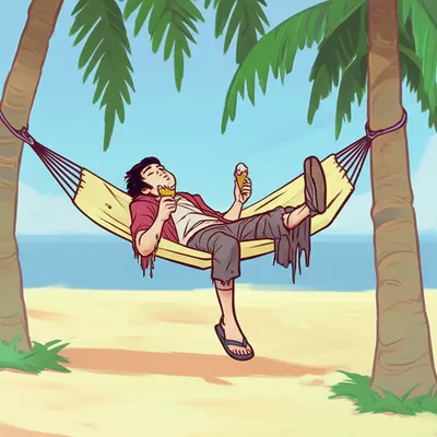 Illustration lackadaisical - Image 1