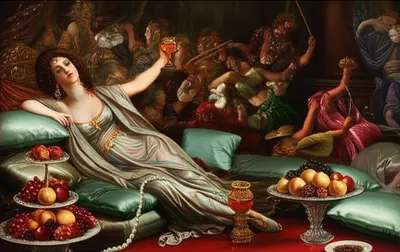 Illustration debauchery