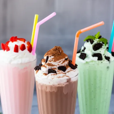 Illustration milkshakes