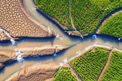 Illustration irrigated