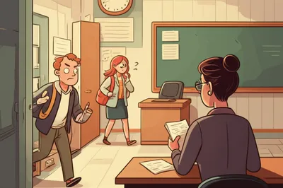 Illustration tardy - Image 1