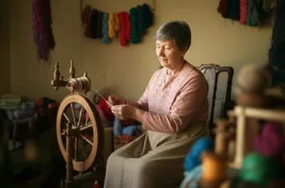 Illustration spinster - Image 1