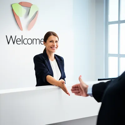 Illustration receptionists