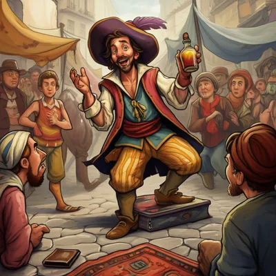 Illustration mountebank - Image 1