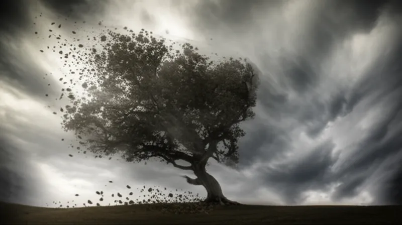 Illustration visuelle du mot « blows » - Coup de vent, bourrasque