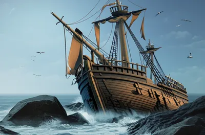 Illustration wrack - Image 1