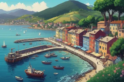 Illustration hinterland