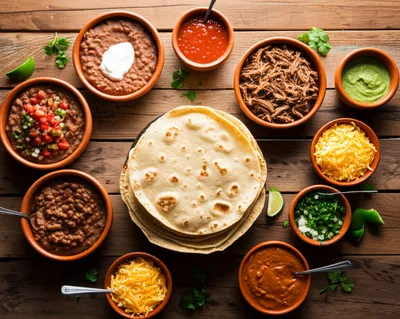 Illustration tortillas