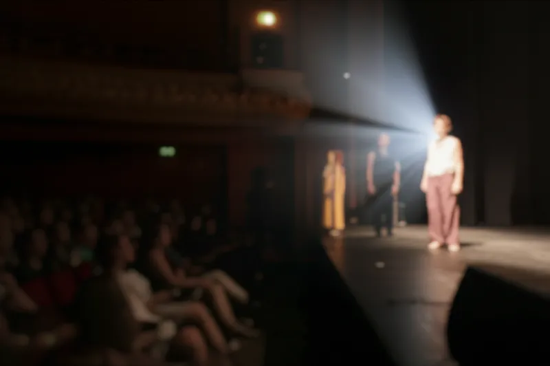 downstage background