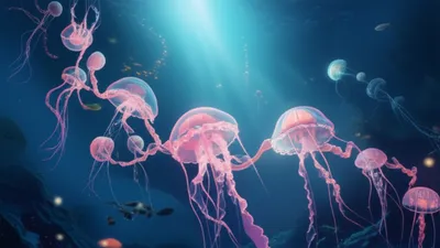 Illustration siphonophore - Image 1