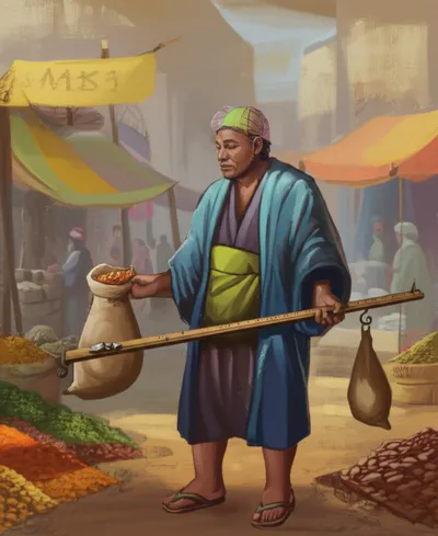 Illustration steelyard