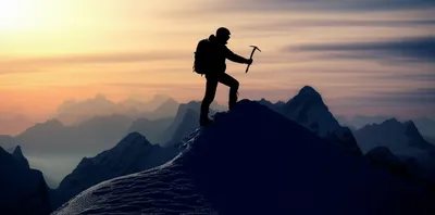 Illustration mountaineers