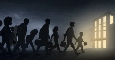 Illustration refugees - Image 1