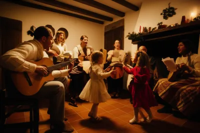 Illustration villancico