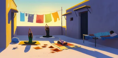 Illustration terrace - Image 1