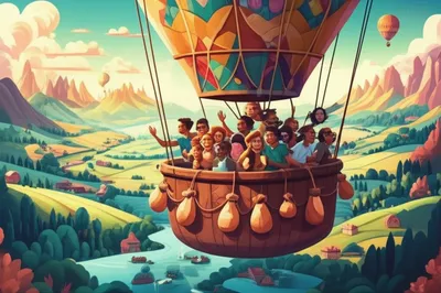 Illustration rode - Image 1