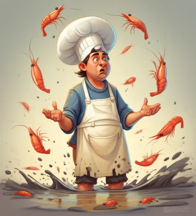 Illustration prawns - Image 1