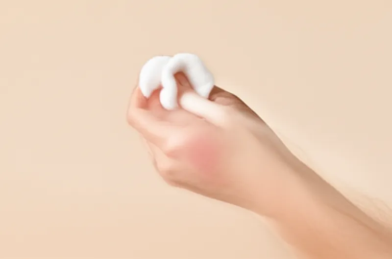 Illustration visuelle du mot « dabbed » - Tamponné