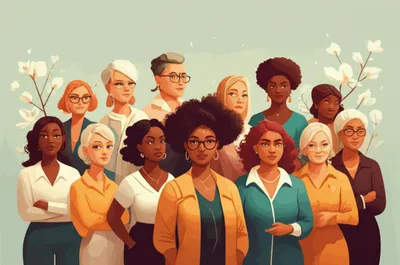 Illustration womankind