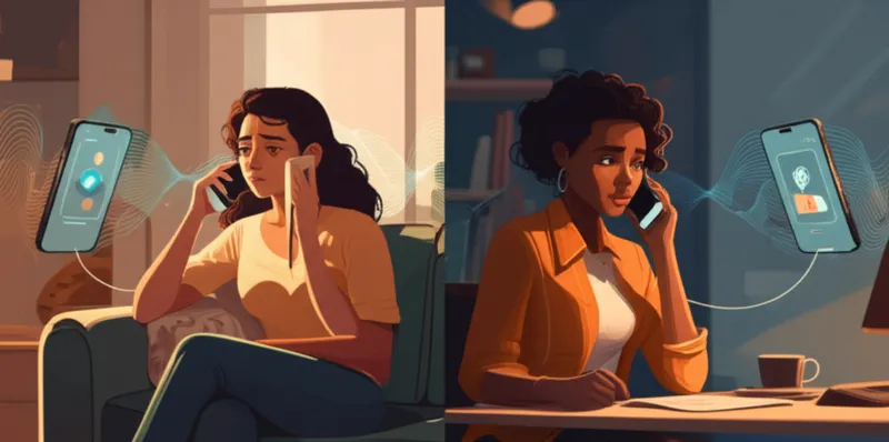 Ilustración visual de la palabra "calls" - Llamada telefónica