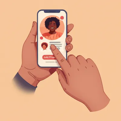 Illustration friend - Image 1