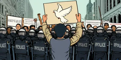 Illustration protester