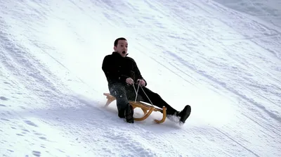 Illustration tobogganing - Image 1
