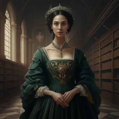 Illustration noblewoman