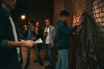 Illustration gangbanging - Image 1