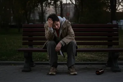 Illustration drunkard