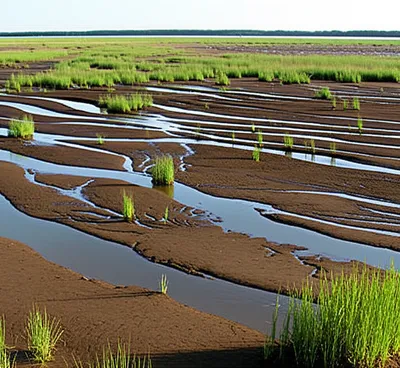 Illustration mudflats - Image 1