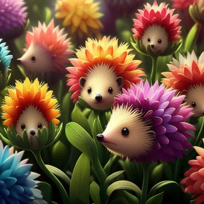 Illustration hedgehogs - Image 1