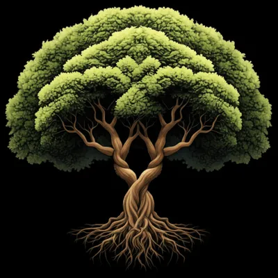 Illustration intergrown