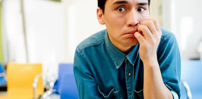 Illustration anxiously