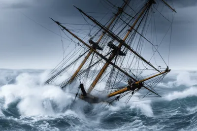 Illustration foundering