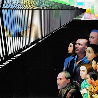 Illustration xenophobic - Image 1