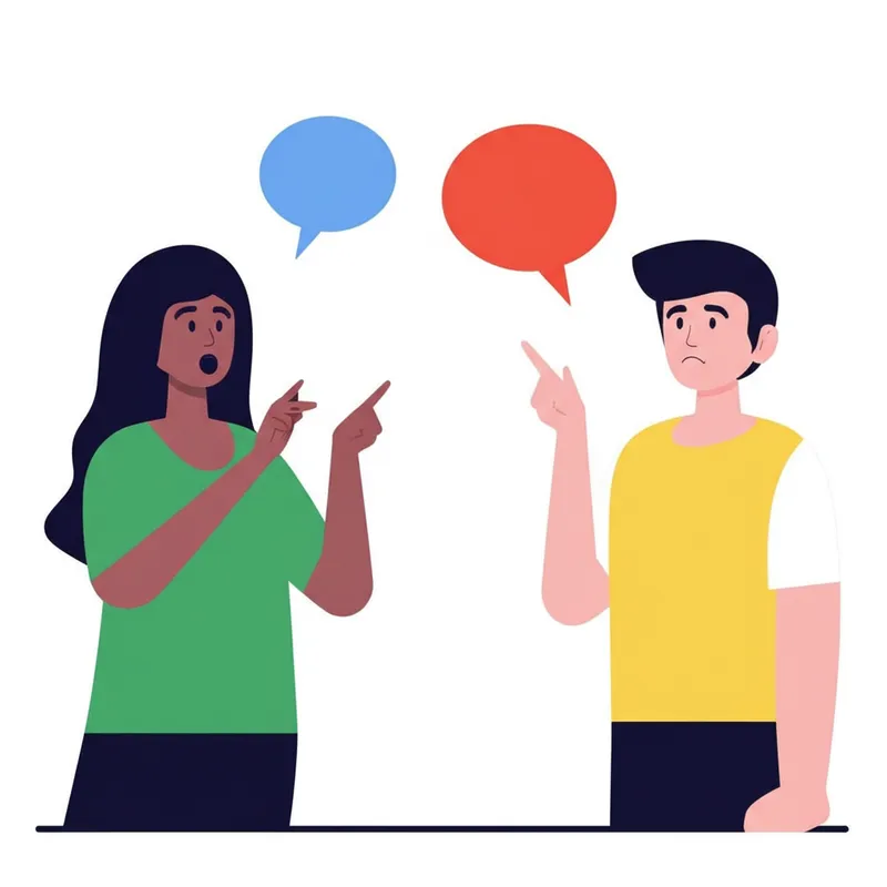 Illustration visuelle du mot « what » - Quoi?