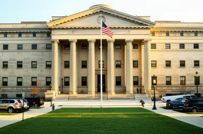 Illustration courthouse - Image 1