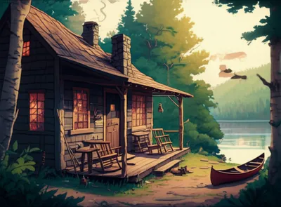 Illustration lodge - Image 1