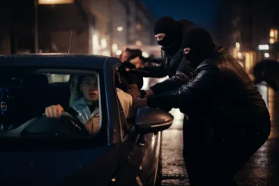 Illustration carjacked