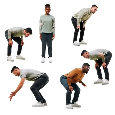 Illustration crouch - Image 1