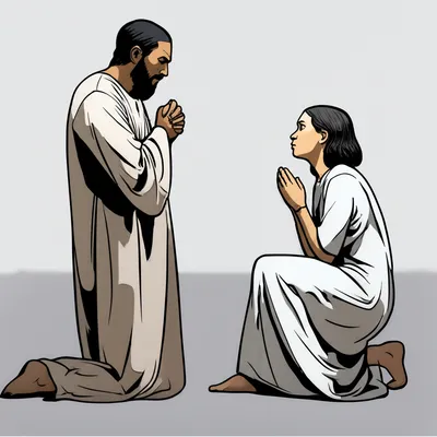 Illustration begging - Image 1