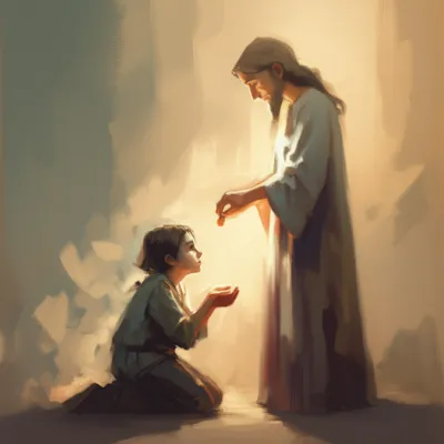 Illustration begging - Image 1