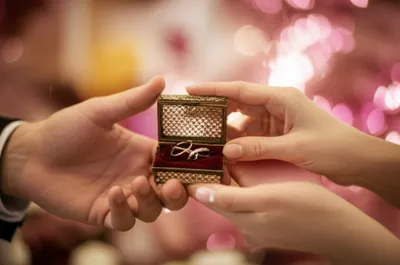 Illustration visuelle du mot « wedding » - Marier