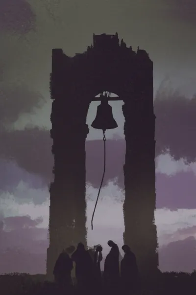 Illustration knelling - Image 1