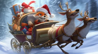 Illustration sleigh - Image 1