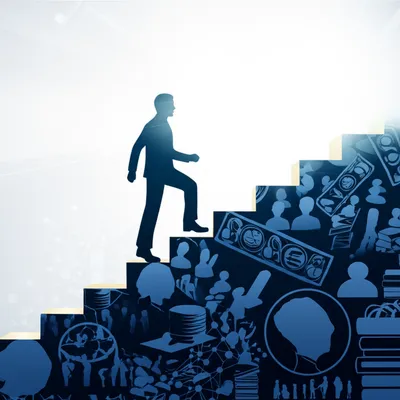 Illustration climbing - Image 1