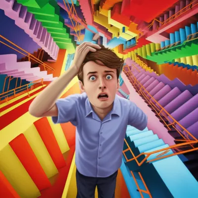 Illustration disorientate - Image 1