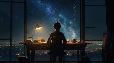 Illustration nighthawk - Image 1